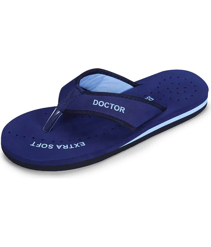 DOCTOR EXTRA SOFT - Navy Blue Women's Slipper view 2