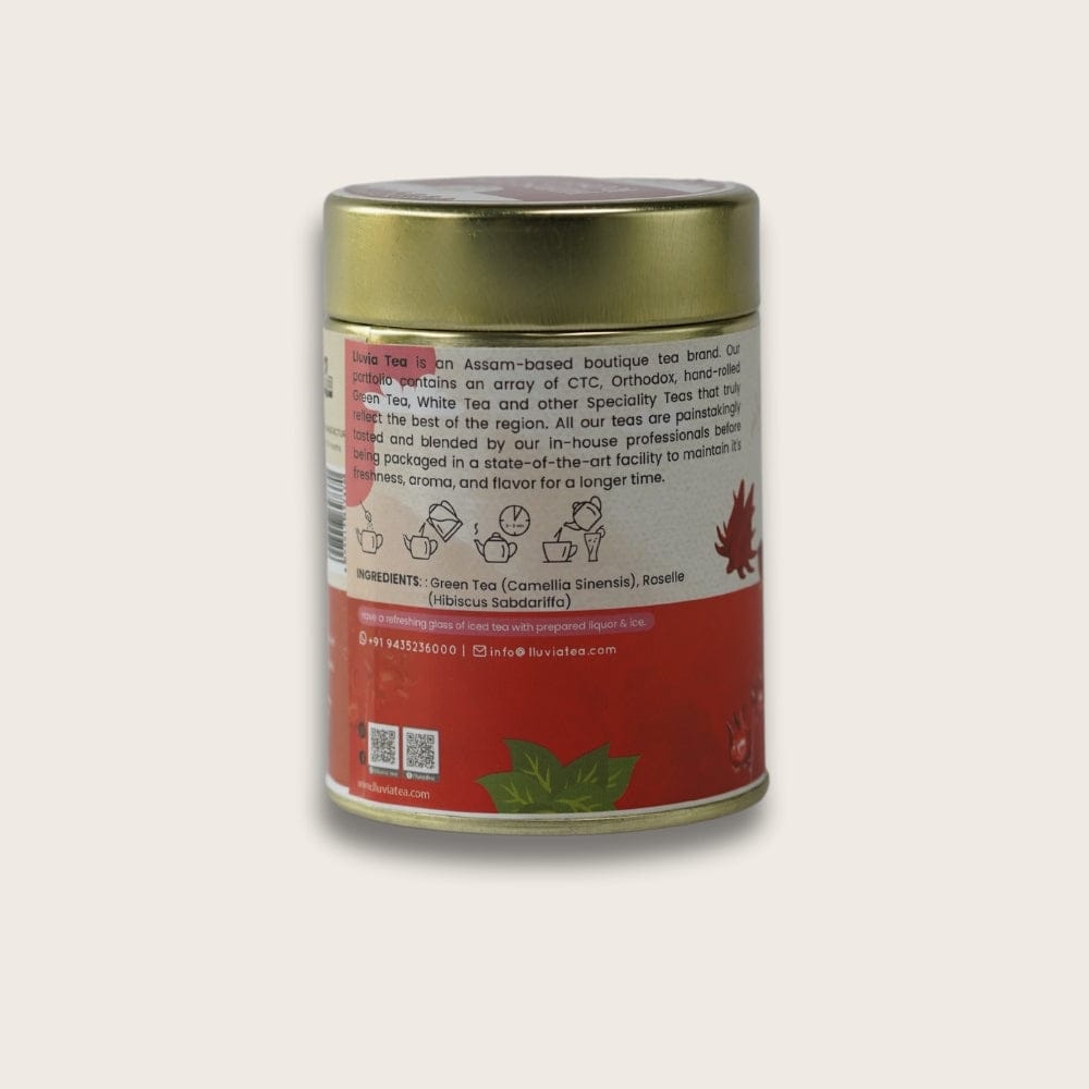 Hibiscus Tea - High Blood Pressure | Protects from Cold & Flu | Prevents Obesity (50gm) view 2