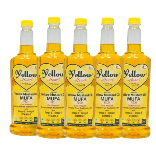 Yellow Heart Yellow Mustard Oil (1x5) Ltr
