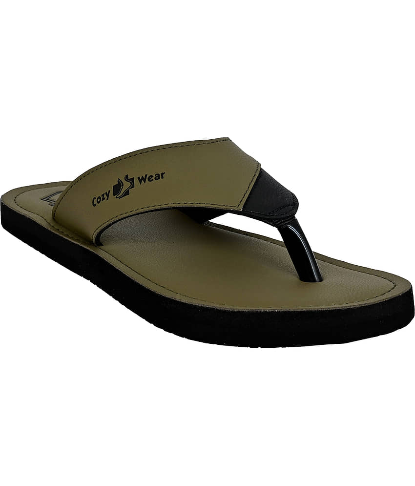 Cozy Wear Green Men's Daily Slipper view 2