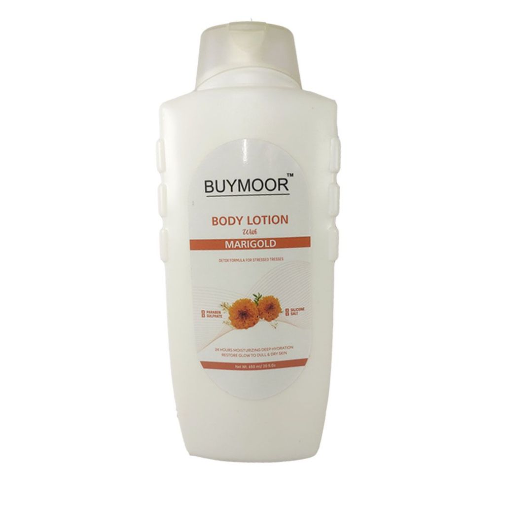 BUYMOOR Marigold Deep Nourishing Skin Brightening Body Lotion Men & Women 650 ML