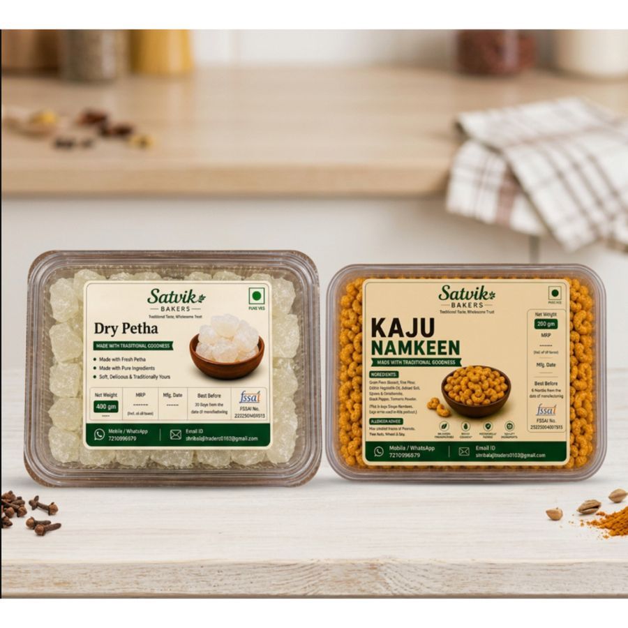 DRY PETHA AND KAJU NAMKEEN PACK - 600 gm view 2