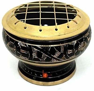Dokchan Handcrafted Charcoal Incense Burner Sambrani Dhoop 30Ml Capacity