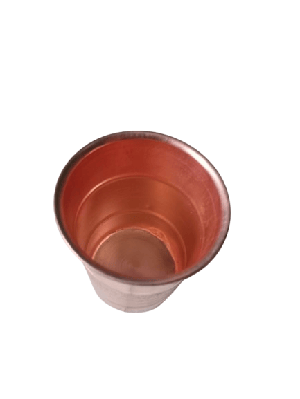 Copper Tumbler, 100% Pure Copper, 300 ML Capacity, Ayurveda Health Benefits, Leak Proof, Unbreakable view 2