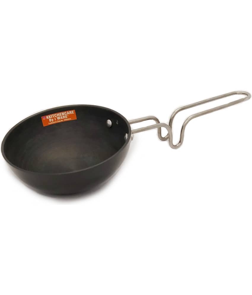 iWARE HeatingPan Hard Anodized Hard Anodised Tadka Pan Heavy Bottom without Lid 12 cm Diameter 0.5 Ltr view 2