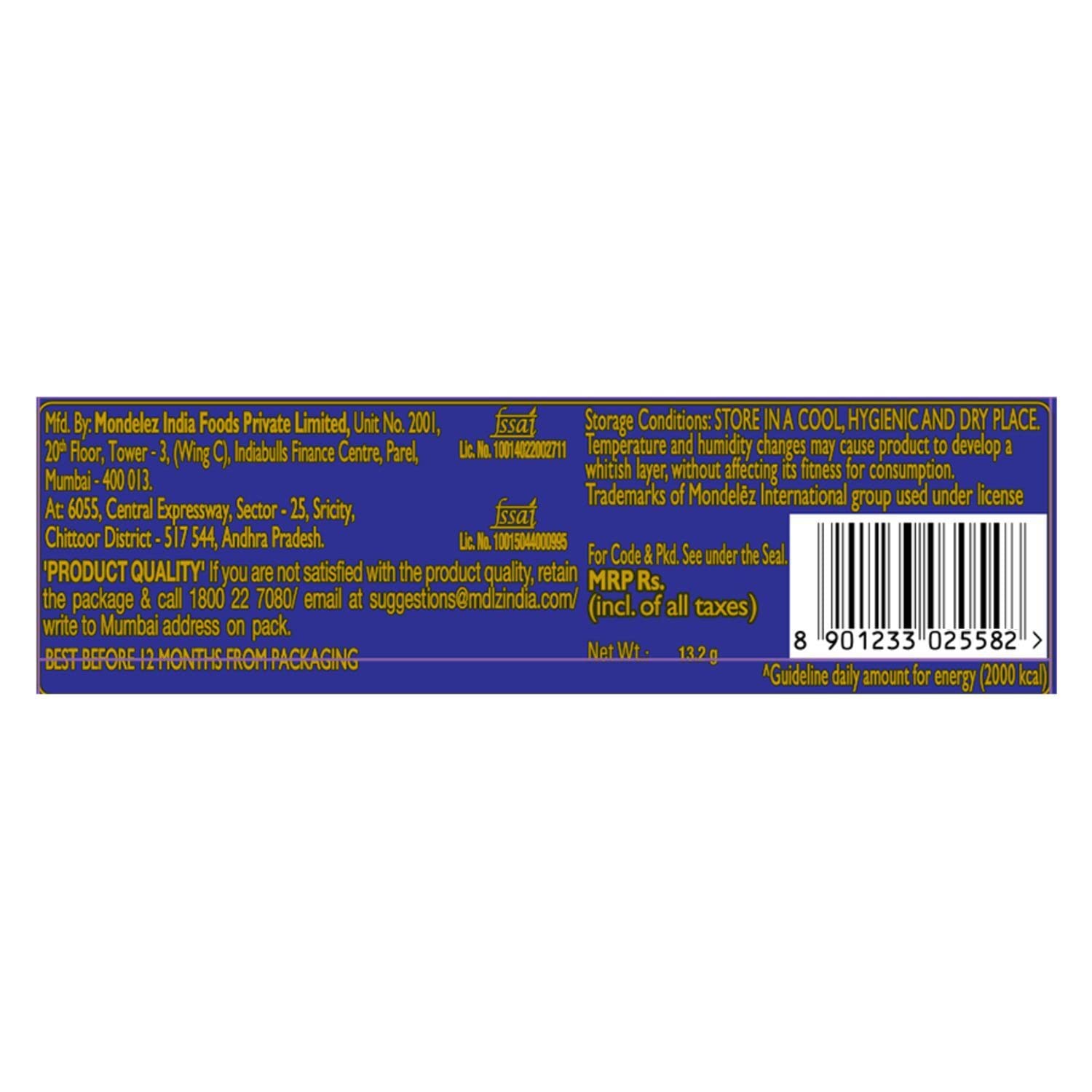 Cadbury Dairy Milk view 2