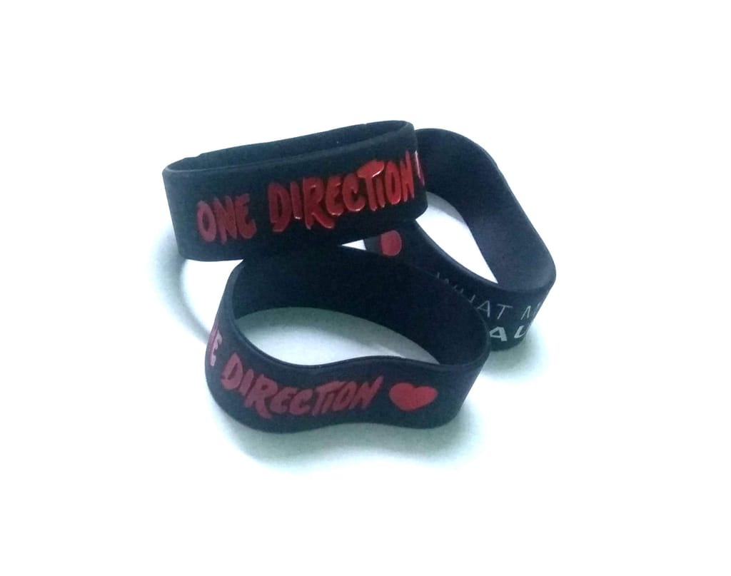 Nawani One Direction Silicone Wrist Band - Set of 3 view 2