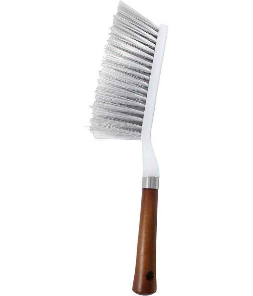Plastic Soft Long Bristle Carpet Upholstery Cleaning Brush for Home Car Carpets, Sofas, Curtains, Upholstery. (Random Colors) (Pack of 1) view 2