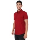 Mufti Red Cotton Linen Slim Fit Casual Shirt view 2