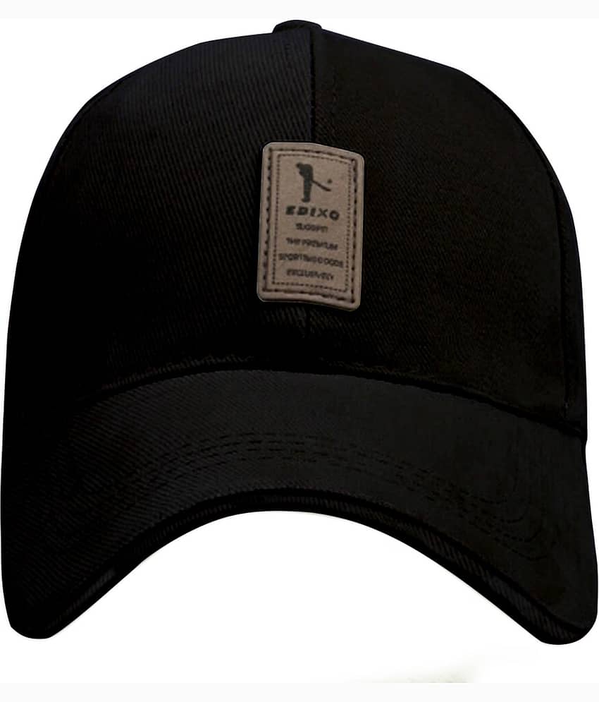 Bolax Pack of 2 cotton Men's Cap ( Black ) view 2
