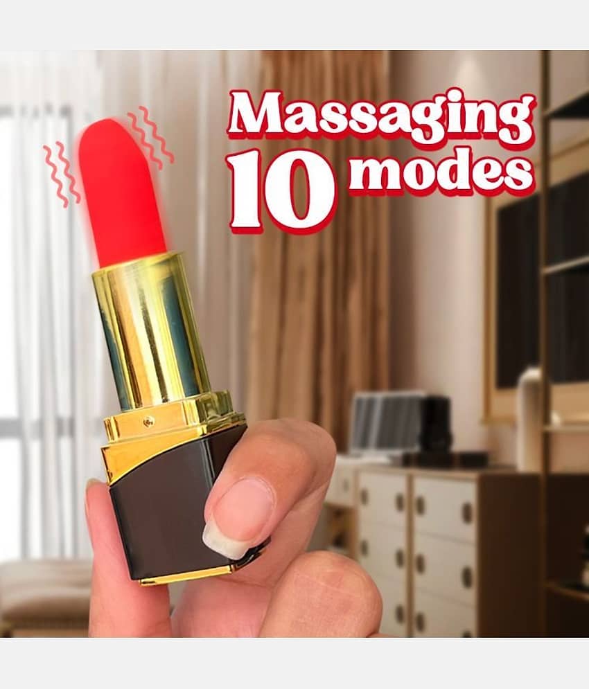 USB Lipstick With Charging Cable, Full Body Relaxation With 5 Vibration, Assorted Color (Pack of 1) view 2