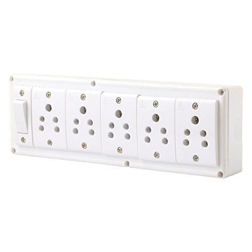 SPIKE GUARD 1 SWITCH FITTED WITH 5 ANCHOR SOCKET view 2