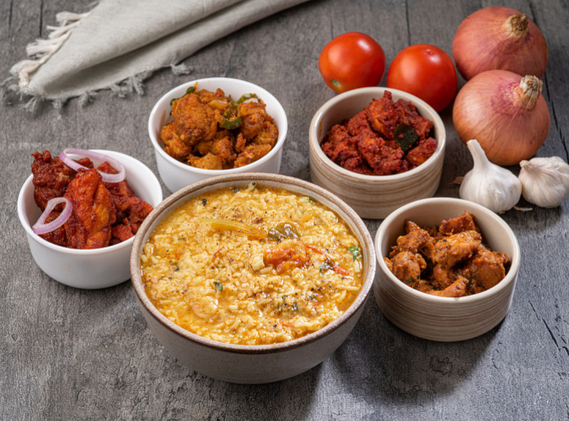 Rasam rice - choice of chicken starter