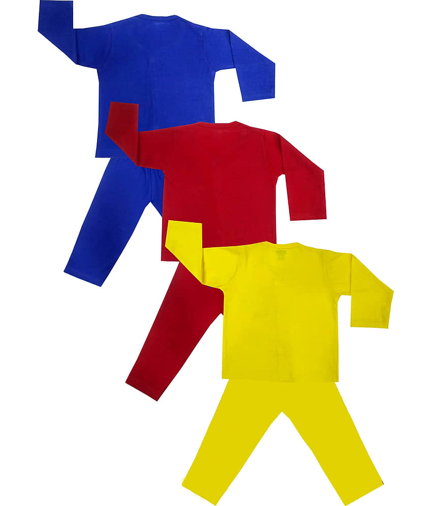 INFANT Pack of 3 Baby Boys 100% Cotton ( Multi ) view 2