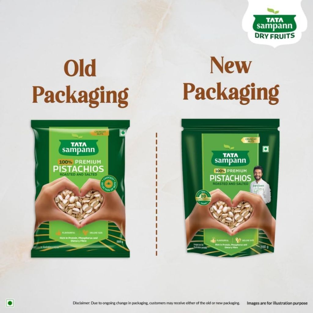 Tata Sampann Pistachios Roasted & Salted, Pista, 200g, Rich In Protein, Phosphorus, & Dietary Fibre, Premium Nuts & Dry Fruits, Shelled Nuts, Crunchy & Delicious Healthy Snack view 2