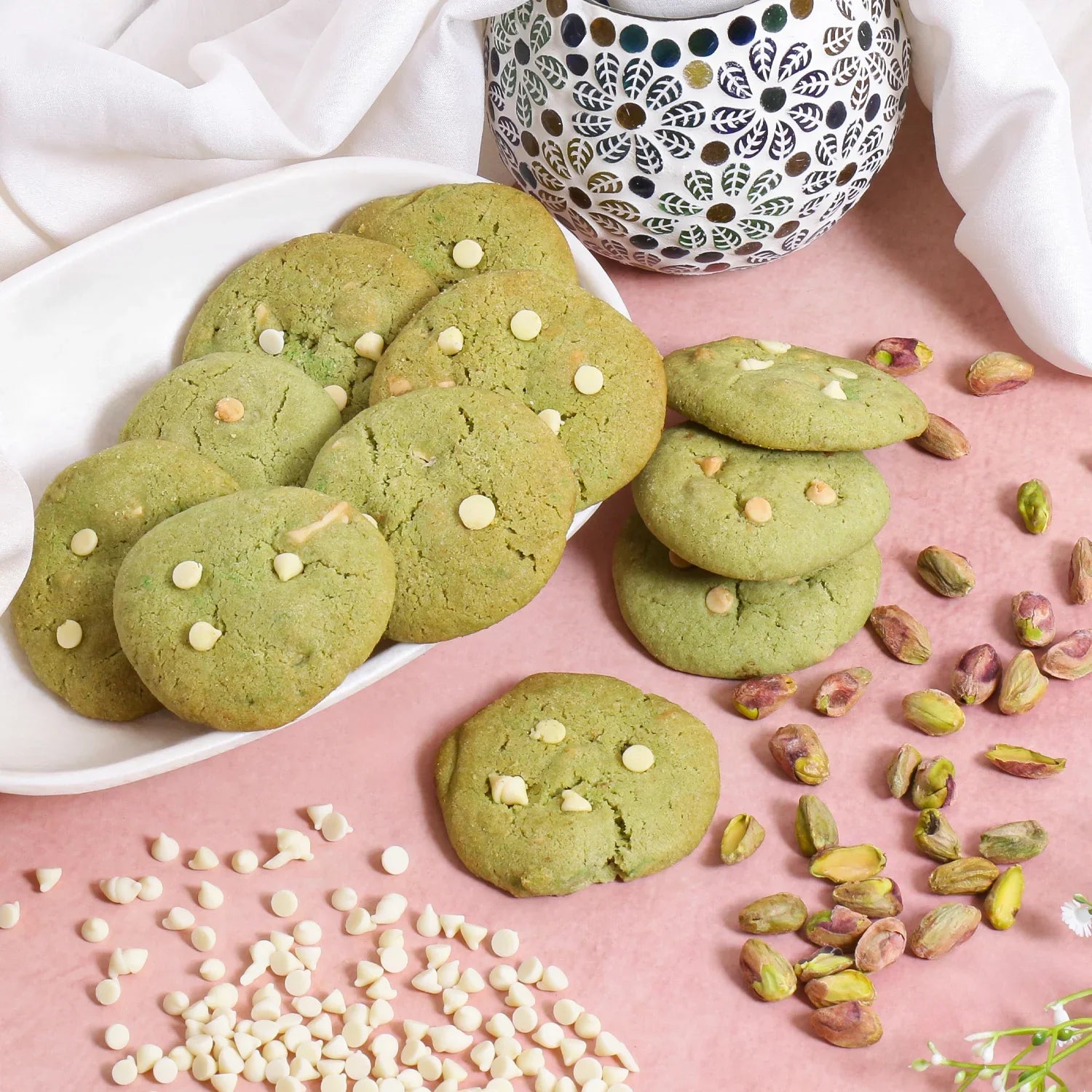 Pistachio Choco Chunk Cookies view 2