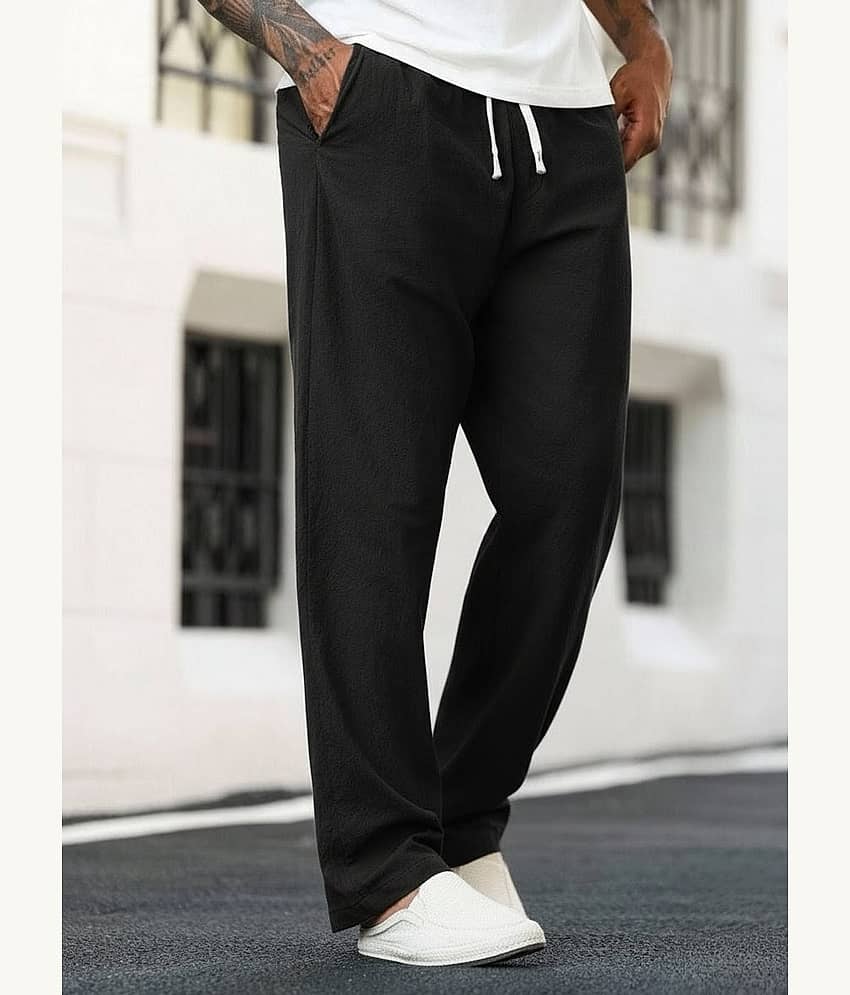 HARPITA Regular Men's Korean Pant - Black ( Pack of 1 ) view 2