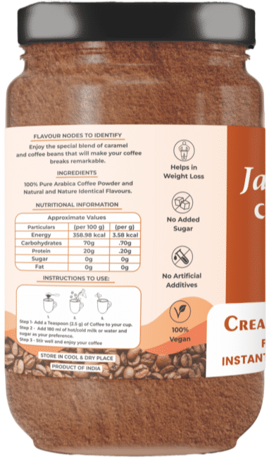 Jaipour Coffee Caramel, 60 gm Glass Jar view 2