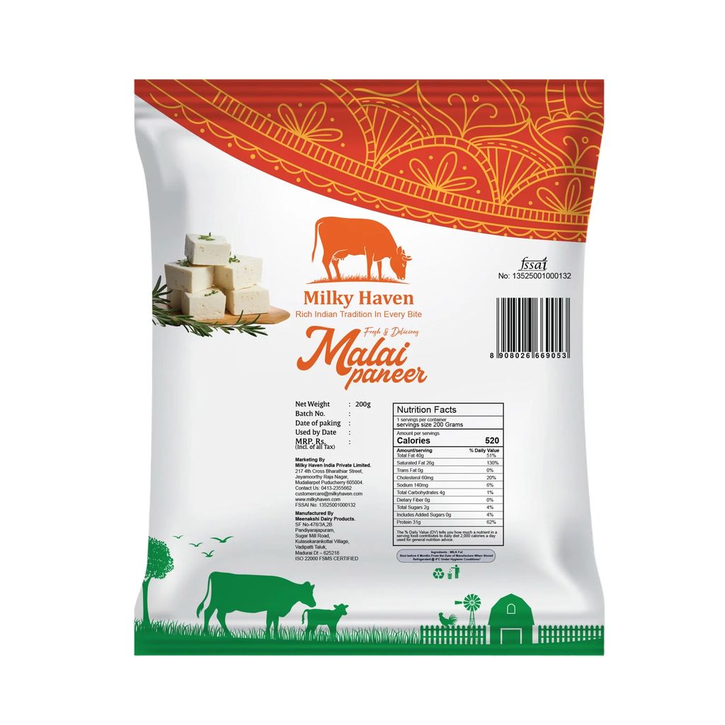 Milky Haven Malai Paneer - 200 grms view 2
