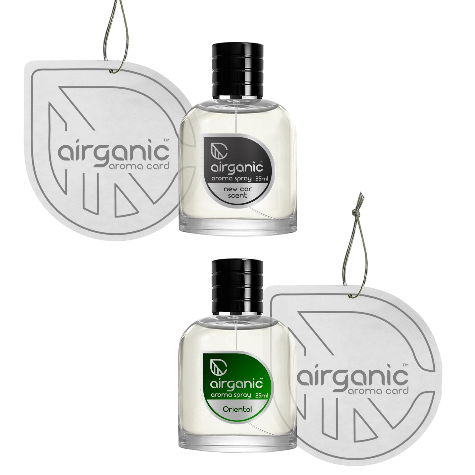 AIRGANIC Aroma Fine Spray Combo - New Car Scent & oriental Fine Spray - 25 ml each view 2