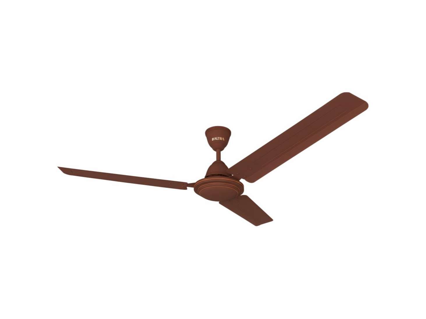 BALTRA Hero Dlx Electric 1200mm Ceiling Fan for Home, BEE Rated Energy Efficient, Rust Resistant, Strong and Powerful Motor, White 2 Yrs Warranty - Brown - BF-186