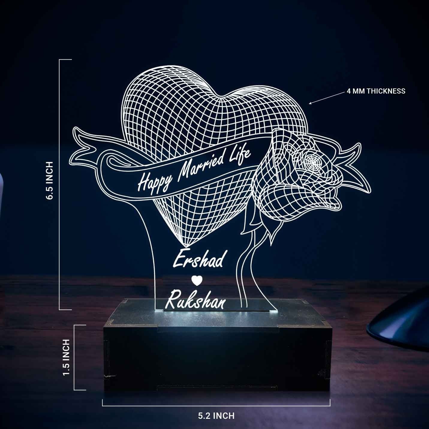 Presto Custom Made Led Lamp For Your Special One view 2