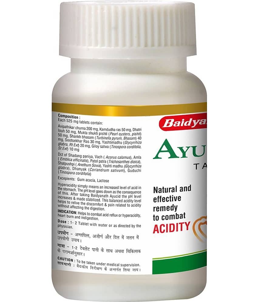 Baidyanath Ayucid Tablets | 60+60 Tab (Pack of 2) view 2