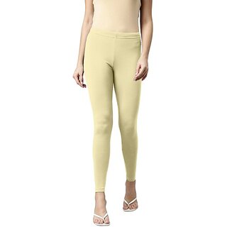 SHE PURE LUXURY WEAR Ankle Length Ethnic Wear Legging (Beige, Solid) view 2