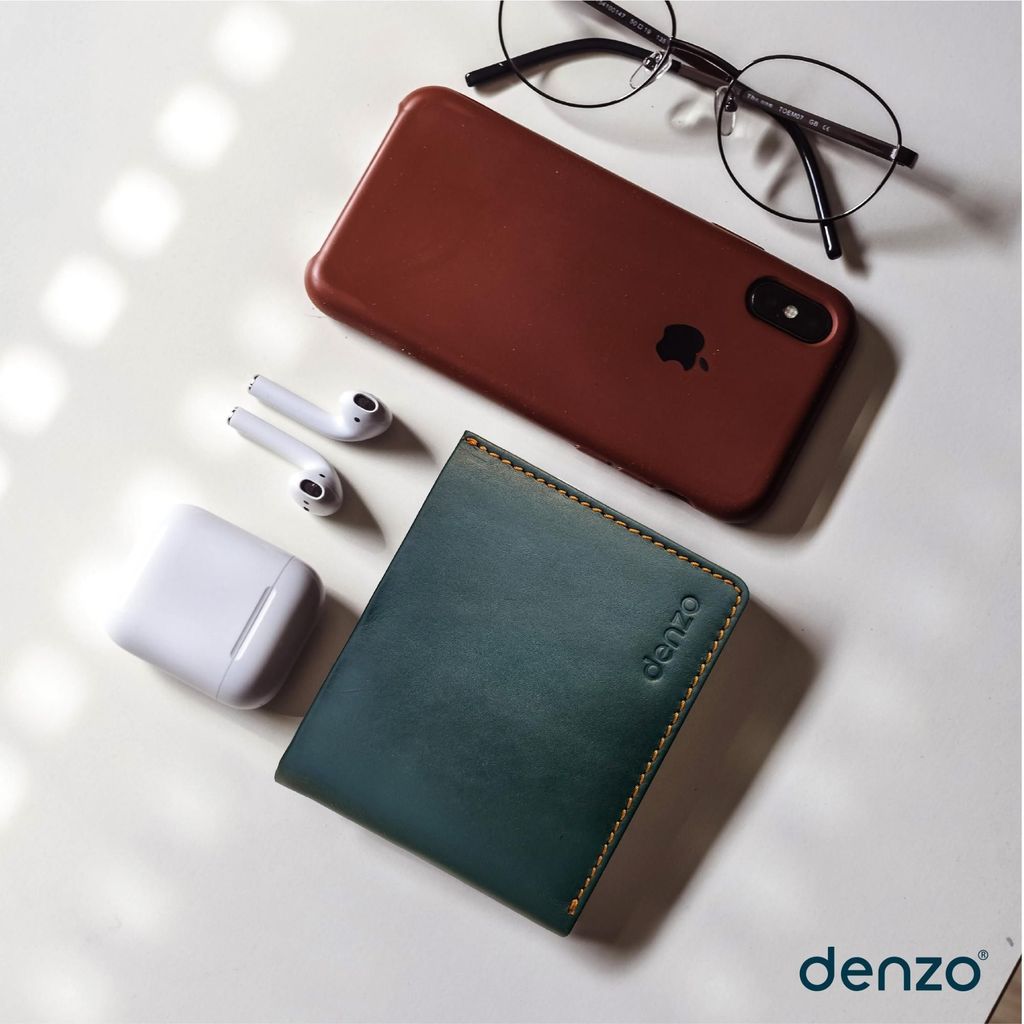 Green Leather Wallet - Quality and Style Combined I DENZO view 2