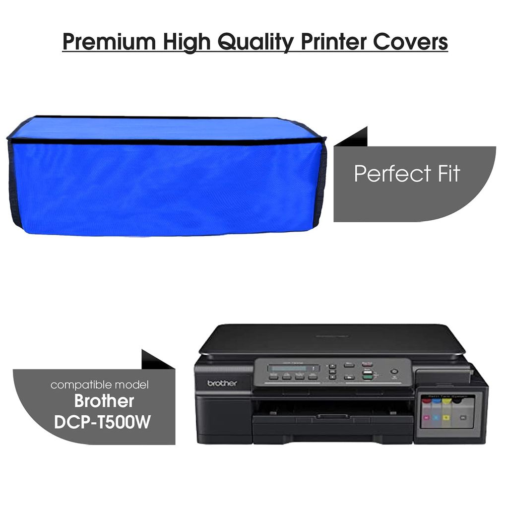 Palap Super Premium Dust Proof Printer Cover for Brother DCP-T500W (Blue ; 48.5 x 42.4 x 21.1 Cms) view 2