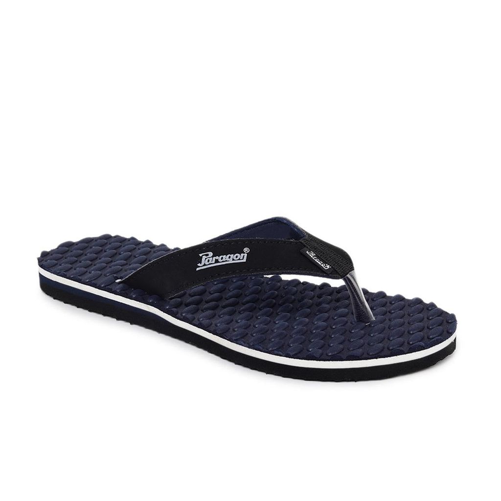 women's Dark Blue Flip-Flops view 2