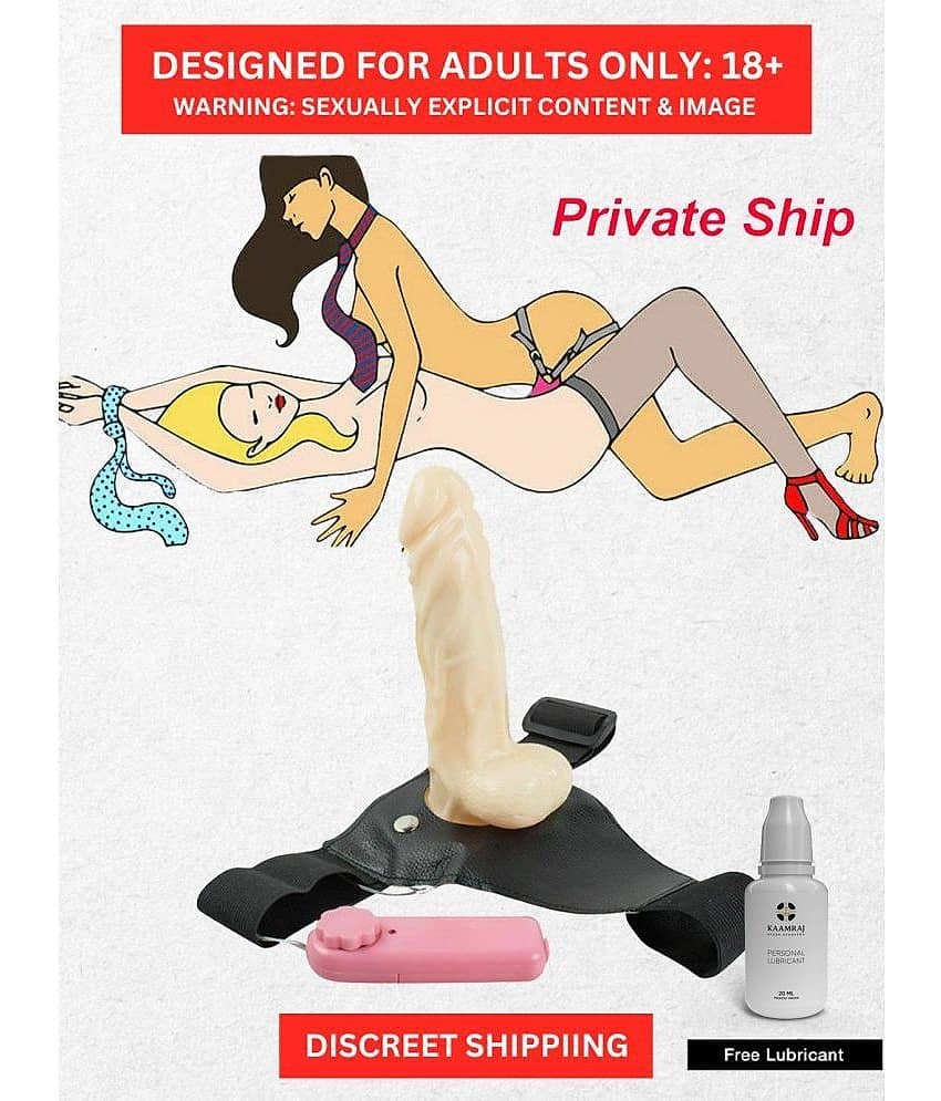 7 Inch Strap On Artificial Solid Pe nis Dildo With Belt Sex Toy For Women BY-SEXTANTRA view 2