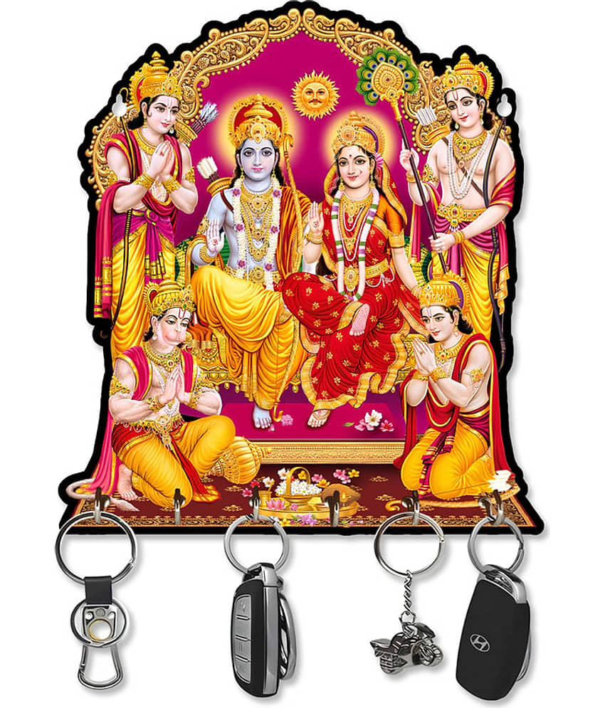 LCUPR Multicolour Cardboard Key Holder - Pack of 1