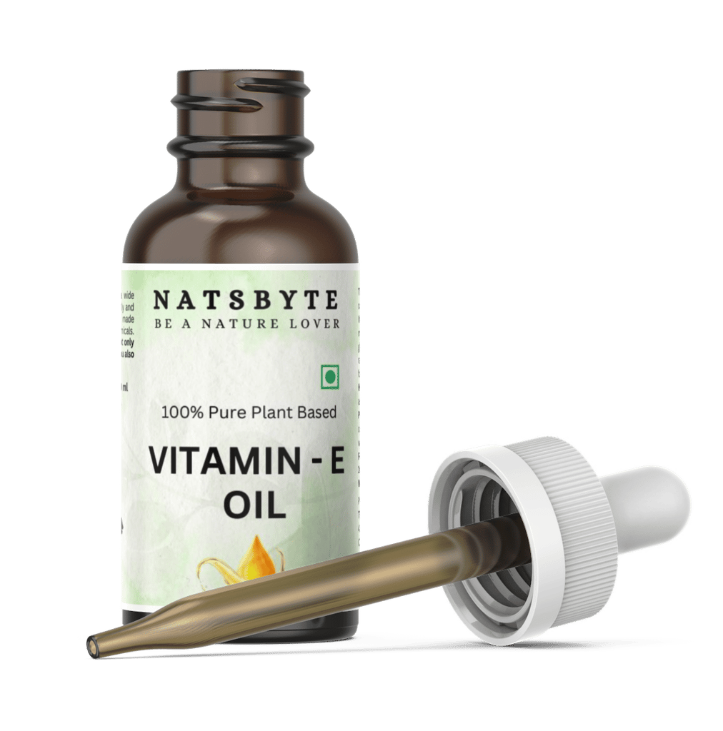 Vitamin E Oil For Face - 30 ml | Best Oil For Face, Body and Nail From Veg Vitamin E Source | Nourish Your Face and Repair Damaged Skin Naturally. - The Earth Trading (Natsbyte) view 2