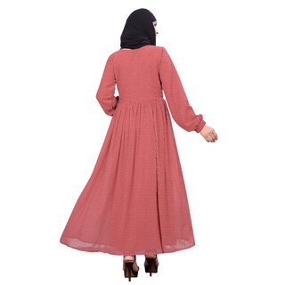 New Design Fancy Embelished Heavy Georgette Abaya view 2