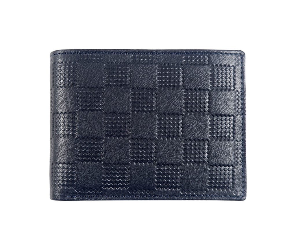 Vital King Men Trendy, Evening/Party Blue Genuine Leather RFID Wallet (11 Card Slots) view 2