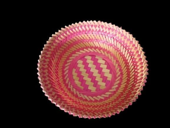 Sonchiraiya bamboo basket90 (decorative baskets fruits & sweets) pack of 2 view 2