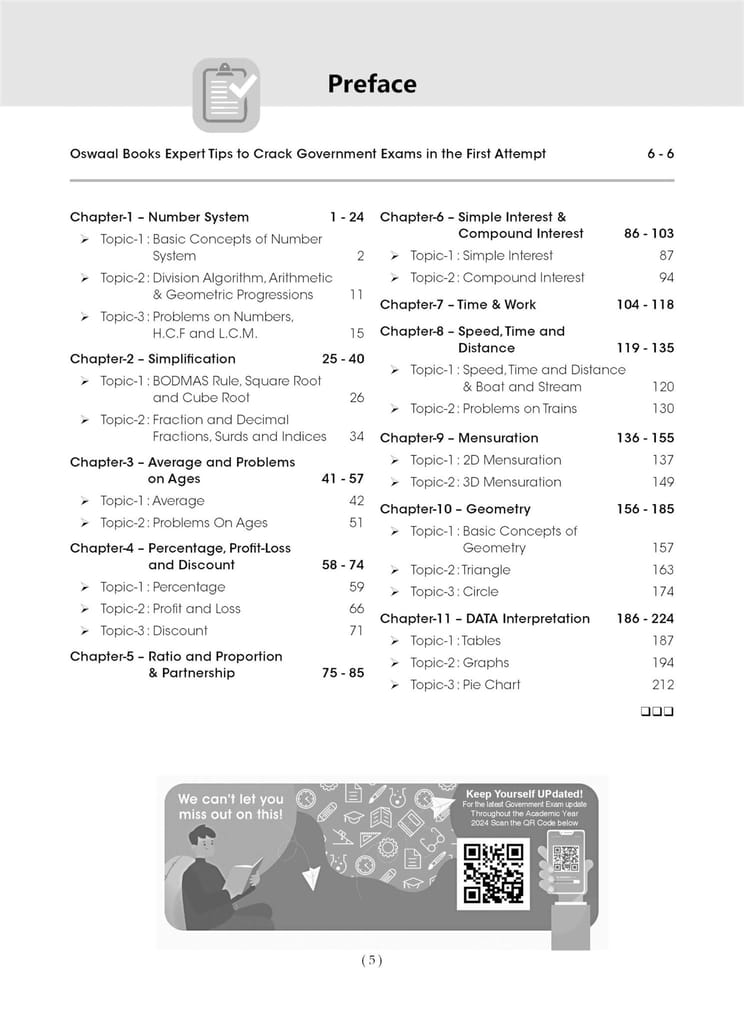 Oswaal Government Exams Question Bank 10th Pass | Quantitative Aptitude | General English | Logical Reasoning |General Awareness | Set of 4 Books | For 2024 Exam Oswaal Editorial Board view 2
