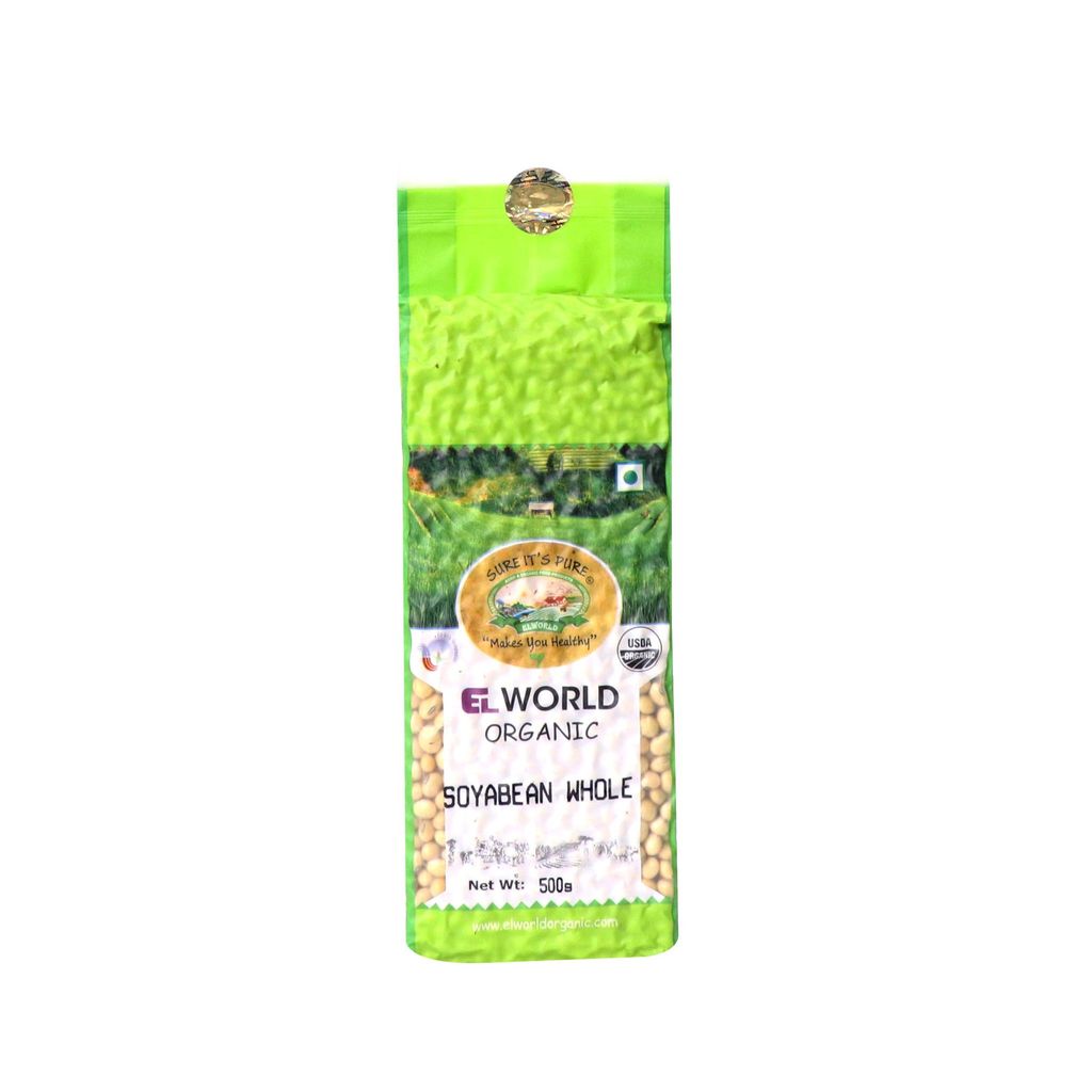 ELWORLD AGRO & ORGANIC FOOD PRODUCTS Soyabean Whole 500G (Pack of 3) view 2