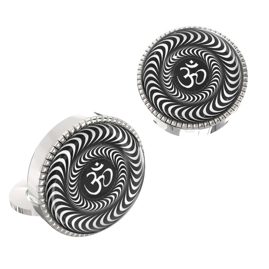 The Smart Buttons - Shirt Button Cover Cufflinks for Men - OM Design view 2