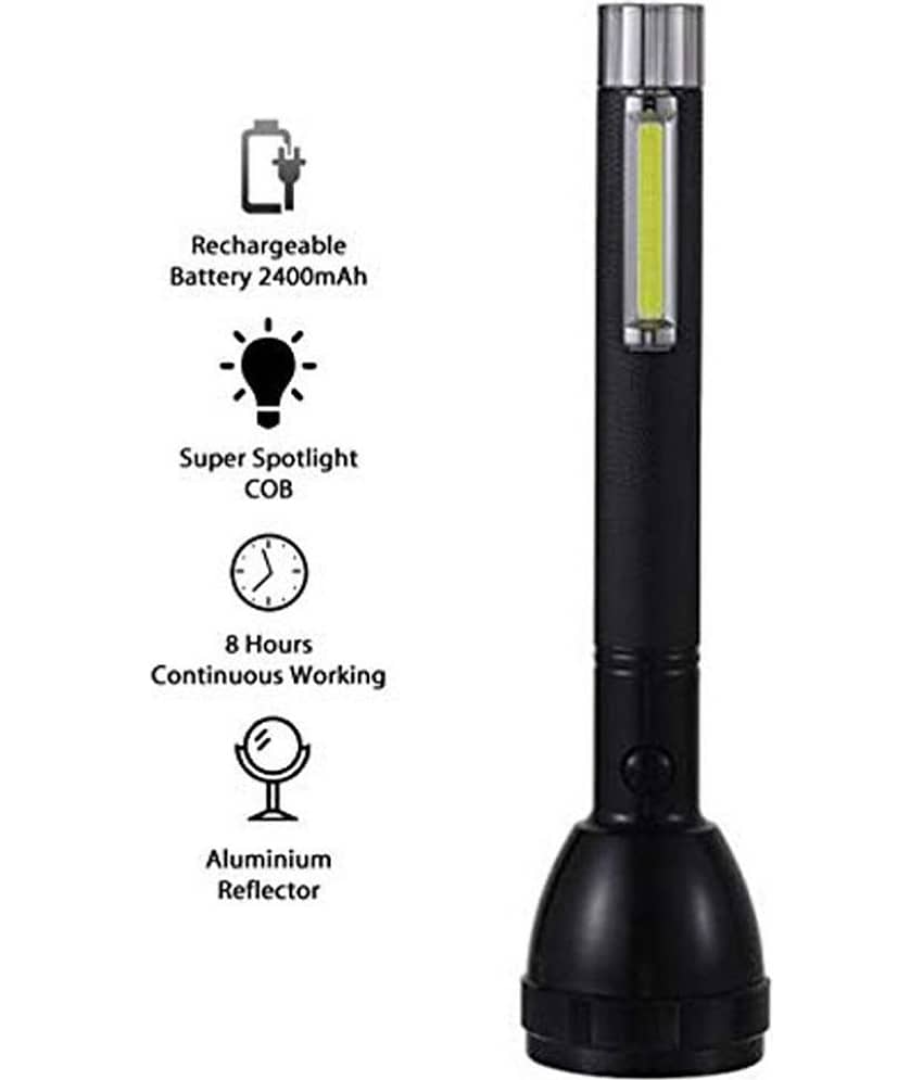 Stylopunk - 5W Rechargeable Flashlight Torch (Pack of 1) view 2