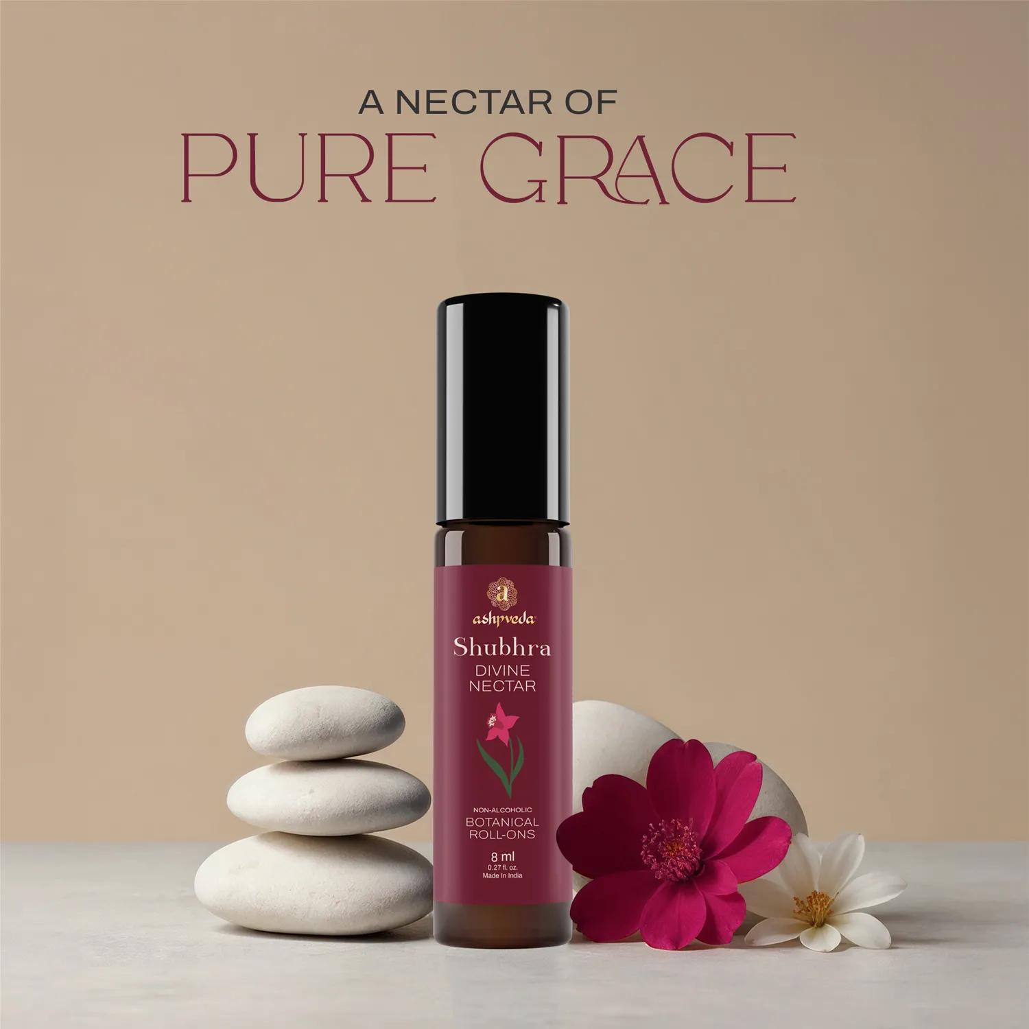 Ashpveda Shubhra Divine Nectar Natural Roll-On Attar view 2