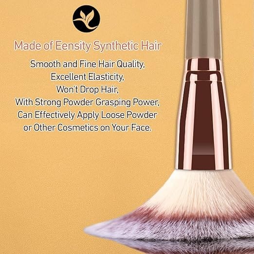 2-in-1 Foundation Brush, Blush Brush, Powder Brush, Makeup Brush pack of 2 view 2