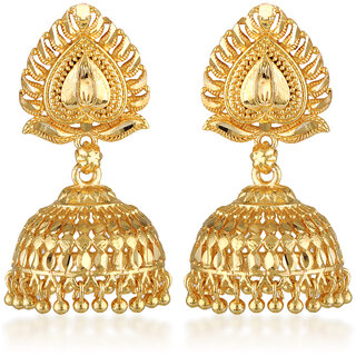 Vivastri Sizzling Glittering Jhumki Jhumka Earring for Women and Girls[VIVA2662ERG] view 2