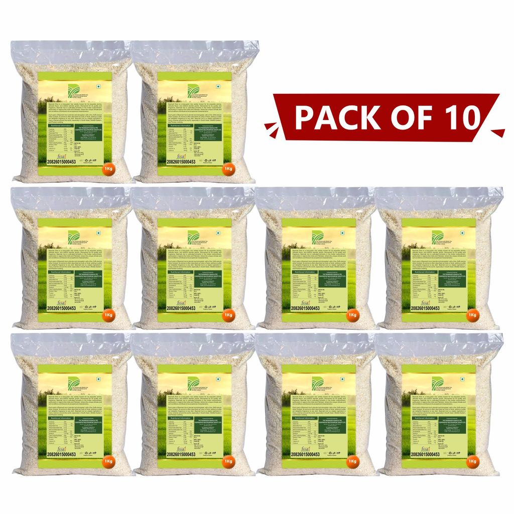 The Padmavathi Mahila Basmati Rice - Pack of 10 (1kg each) view 2