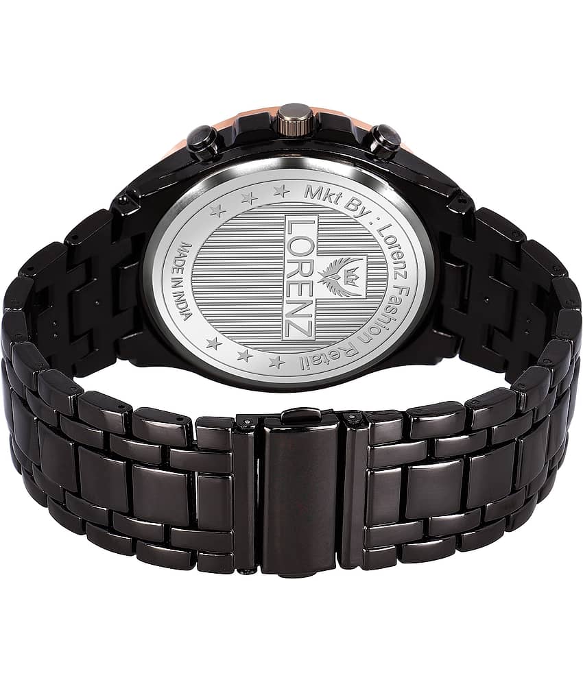 Lorenz Black Stainless Steel Analog Men's Watch view 2