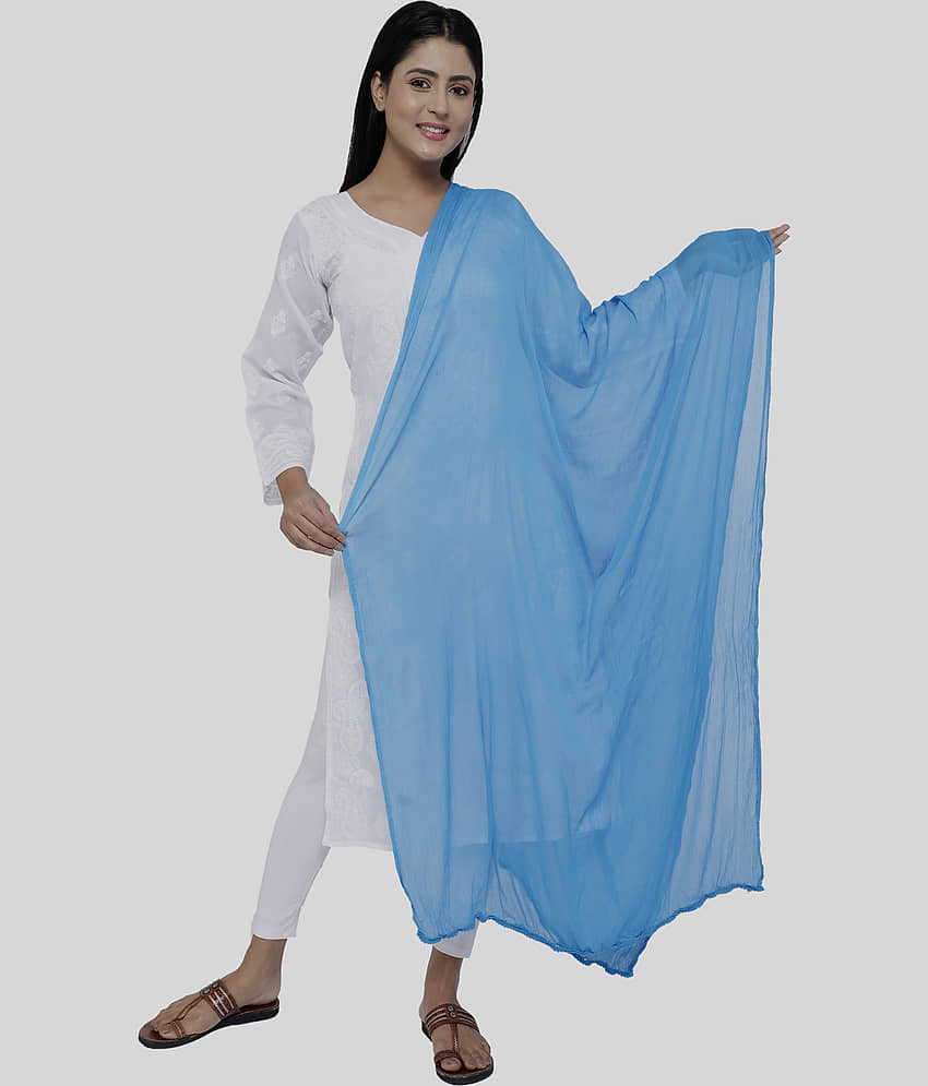 TULSI (CRAFTED WITH HEART) Women Chiffon Dupatta ( Mint Green , Pack of 1 )