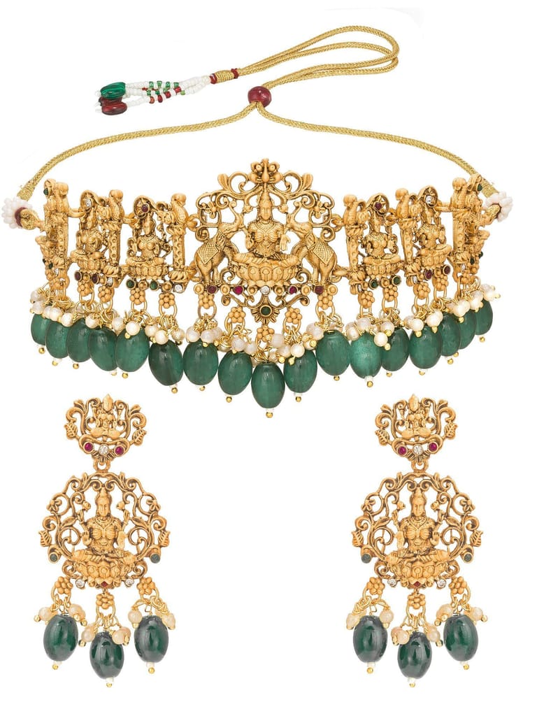 Morison Golden Essence Necklace and Earrings Set A Symbol of Grace view 2