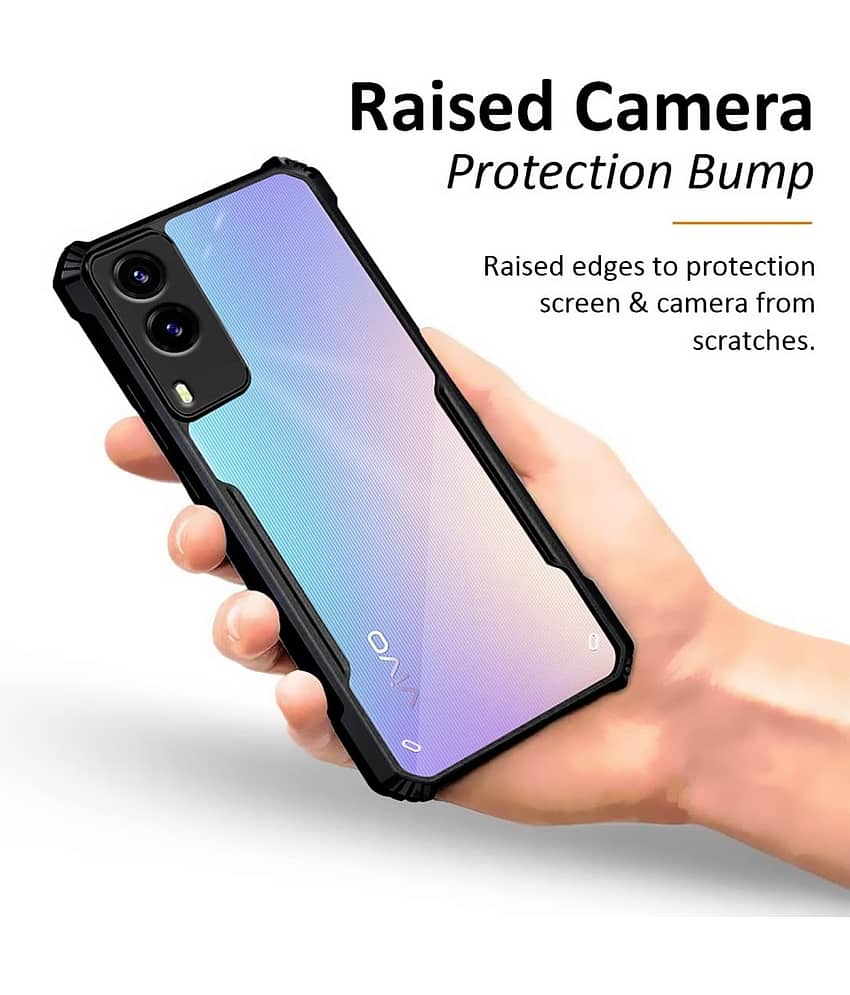 ZAMN Bumper Cases Compatible For Polycarbonate Vivo V21e 5G ( ) view 2