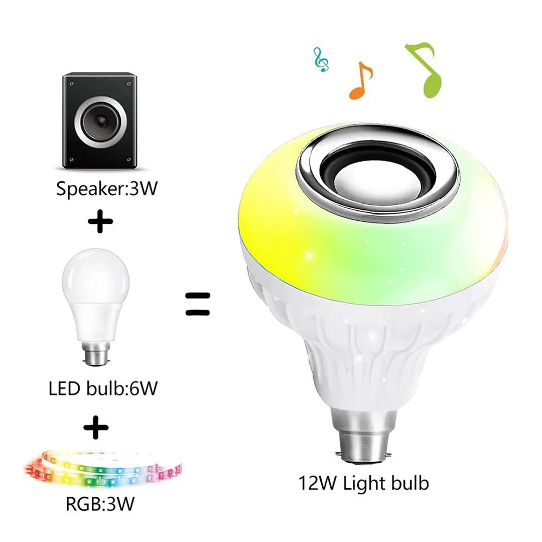 TecSox Bulb Bluetooth Speaker | Multi Color & Music Control view 2